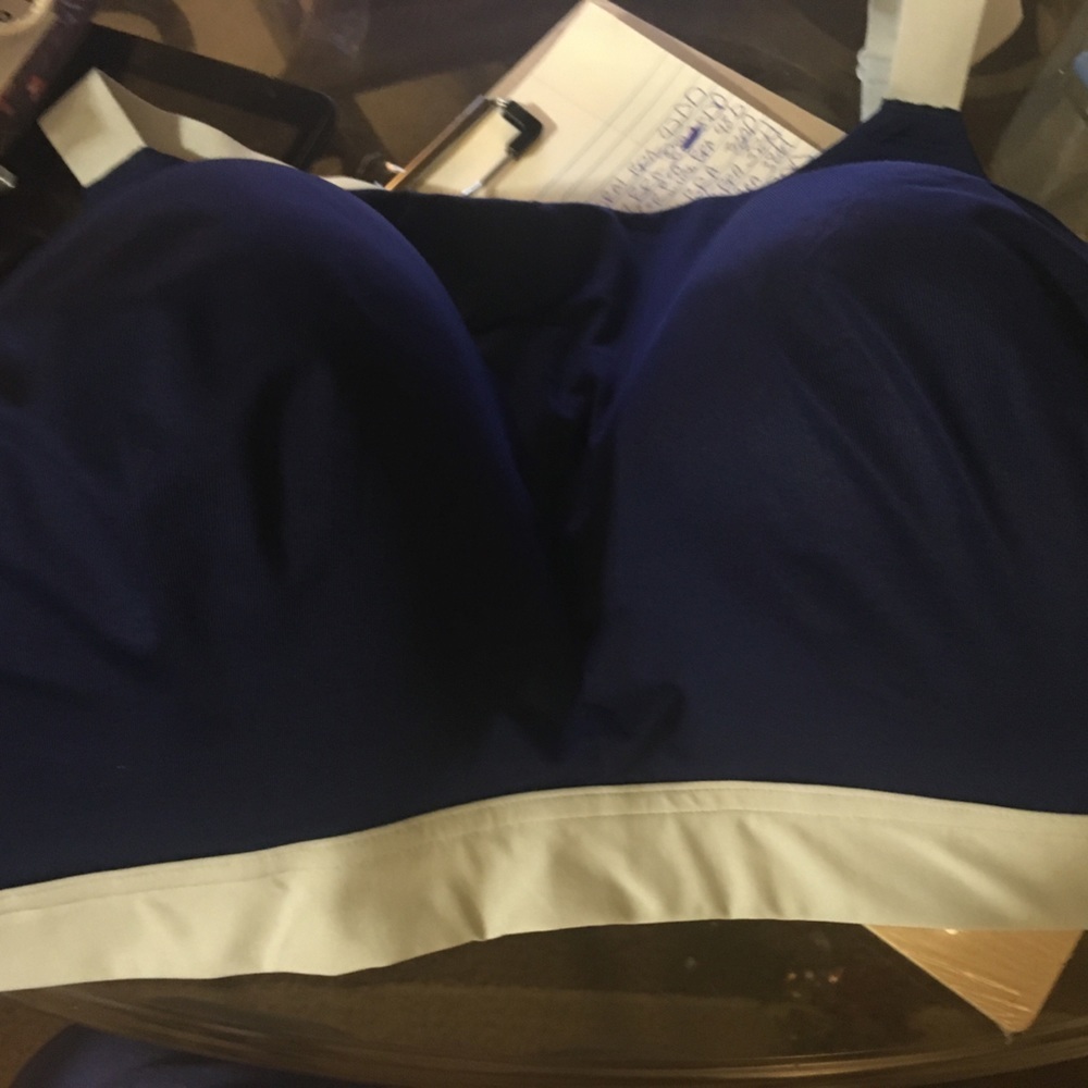 𝅺COMFORT choice blue sport bra 48d